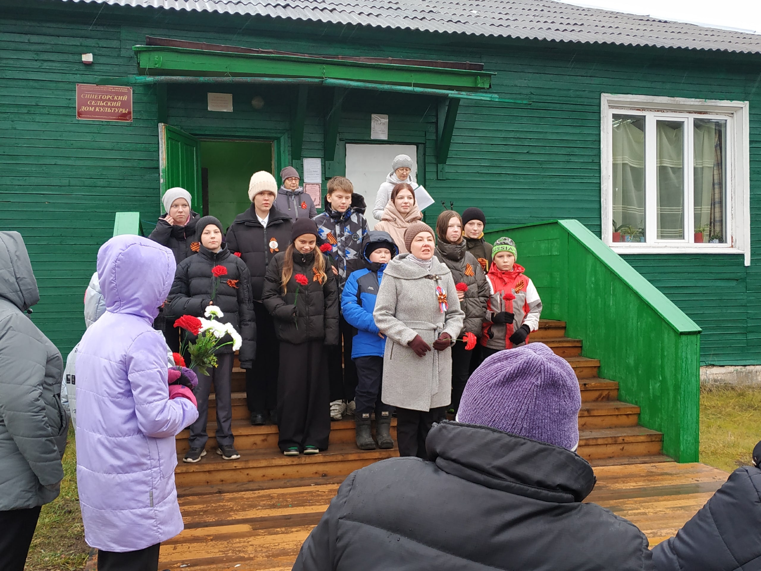 Открытие памятника воинам-землякам, погибшим в годы Великой Отечественной войны.